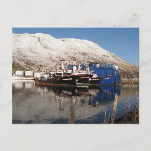 つらら船でのトロール船3 ポストカード (正面)