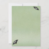 つるこうもりハロウィーン招待状 招待状 (裏面)