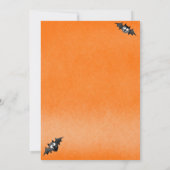 つるこうもりハロウィーン招待状 招待状 (裏面)