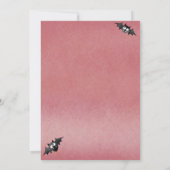 つるこうもりハロウィーン招待状 招待状 (裏面)