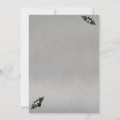 つるこうもりハローウィンパーティ招待状 招待状 (裏面)