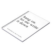 つるこ書そ |おもしろい引用文 ノートブック (左側)