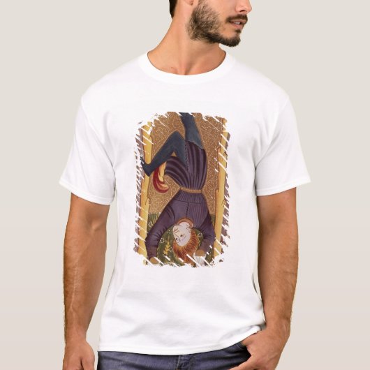 つるされた人、占いカード、フランス語 Tシャツ (正面)