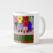 つるされた陪審 ジャンボコーヒーマグカップ (正面右)