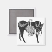 「つるその中」磁石(文字なし) マグネット (正面/裏面)