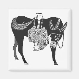 「つるその中」磁石(文字なし) マグネット