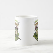 つるで、悪化する – Frog Mug コーヒーマグカップ (中央)