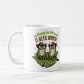つるで、悪化する – Frog Mug コーヒーマグカップ (左)