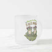 つるで、悪化する – Frog Mug フロストグラスマグカップ (正面右)