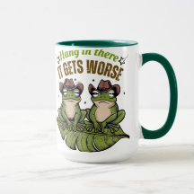 つるで、悪化する – Frog Mug