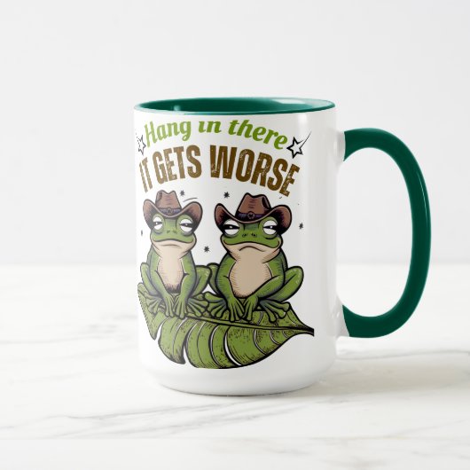 つるで、悪化する – Frog Mug マグカップ (右)