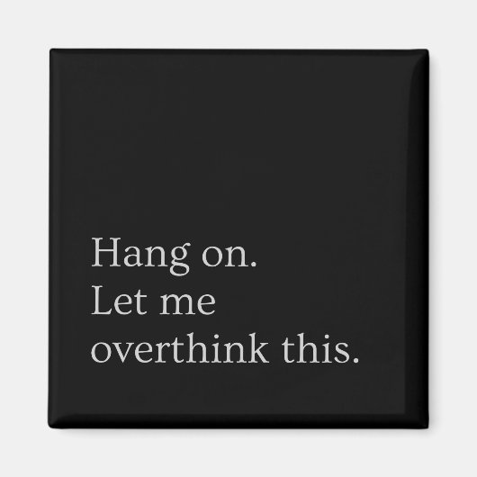 つるに考え直させてください。 マグネット (正面)