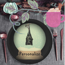 つるのこうもりスノーグローブ黒ヴィンテージゴシック秋