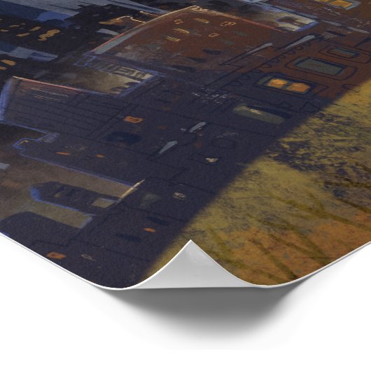 つるのスターズアートマット ポスター (角)