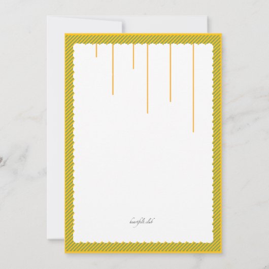 つるの離れ招待状 招待状 (裏面)