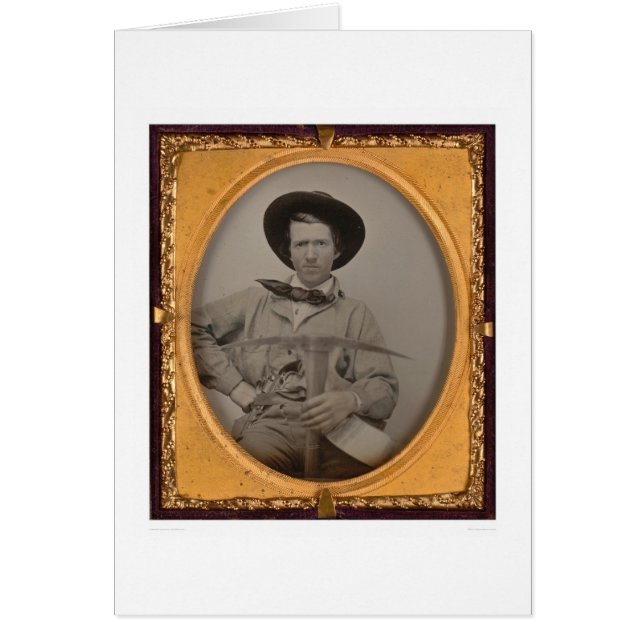 つるはし、鍋および銃(40010)とのヨセフのシャープ、 (正面)