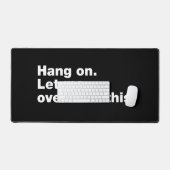 つるよ考え過ぎさせてくれ デスクマット (キーボード&マウス)