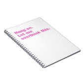 つるよ考え過ぎさせてくれ ノートブック (右側)