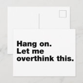 つるよ考え過ぎさせてくれ ポストカード (正面/裏面)