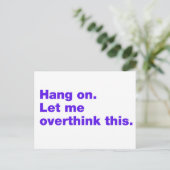 つるよ考え過ぎさせてくれ ポストカード (スタンド正面)