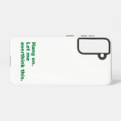 つるよ考え過ぎさせてくれ SAMSUNG GALAXYケース (裏面横)