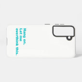 つるよ考え過ぎさせてくれ SAMSUNG GALAXYケース (裏面横)