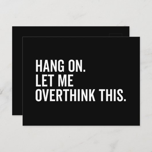 つるよ。考え過ぎさせてくれ。 ポストカード (正面/裏面)