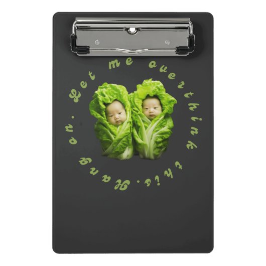 つるよ。考え過ぎさせてくれ。 ミニクリップボード (正面)