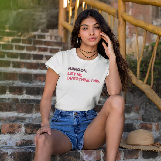 つるよ。考え過ぎさせてくれ。 Tシャツ