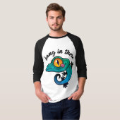 つるゲコカラフルで Tシャツ (正面フル)