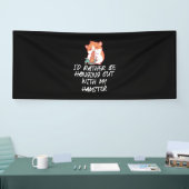 つるハムスターで 横断幕 (トレードショー)