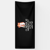 つるハムスターで 横断幕 (縦)