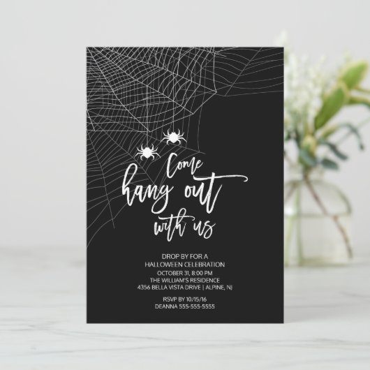 つるハローウィンパーティ 招待状 (スタンド正面)