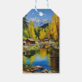 つるラベルとパッケージの挿入 ギフトタグ (正面)