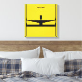 つる中だ！ミケーレ・モーセに キャンバスプリント (インサイチュ (寝室))