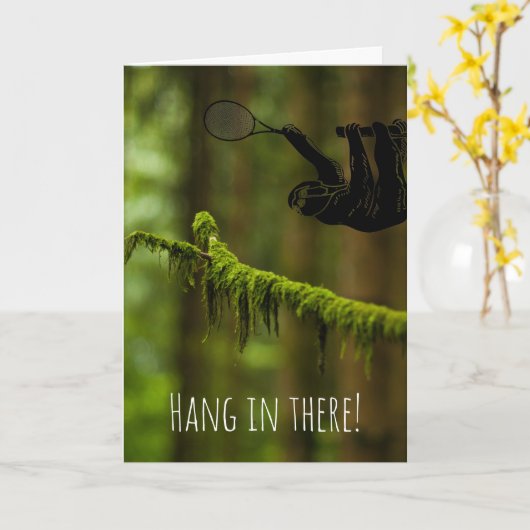 つる中だ!熱帯雨林のスロッステニス選手 カード (黄色い花)