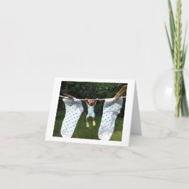 つる中に靴下を履け カード