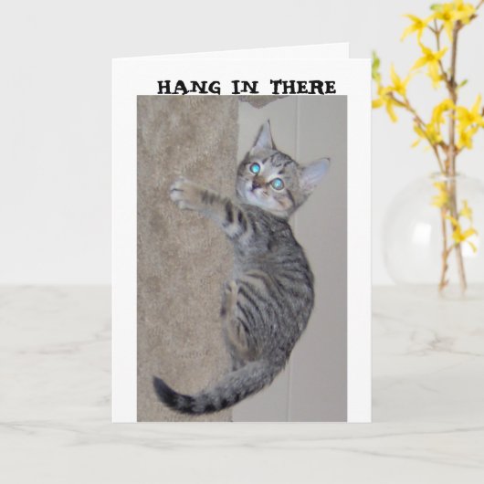 つる中に カード (黄色い花)