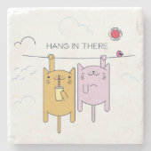 つる中 ストーンコースター (正面)