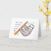 つる可愛いスロッスアート悔やみや弔慰 カード (黄色い花)