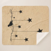 つる星とカラス シェルパブランケット (正面(横))