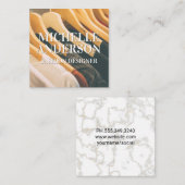 つる服 | ワードローブ スクエア名刺 (正面/裏面)