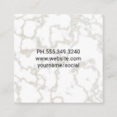 つる服 | ワードローブ スクエア名刺 (裏面)