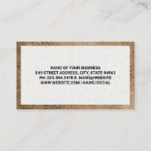 つる服 | ワードローブ | レザー 名刺 (裏面)