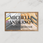 つる服 | ワードローブ | レザー 名刺 (正面)