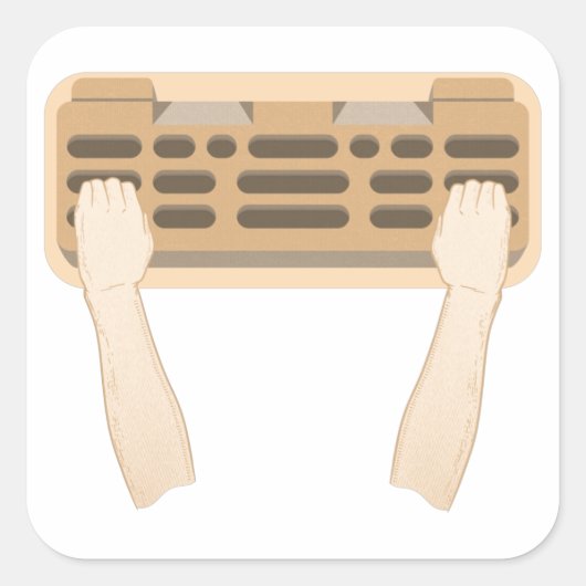 つる板 スクエアシール (正面)