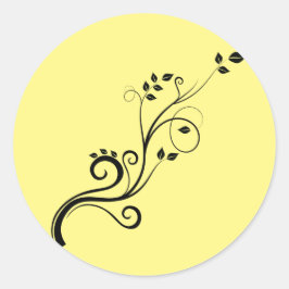 つる枝葉自然淘汰 ラウンドシール