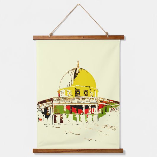 つる栄光のドーム 吊り下げ型タペストリー (正面)