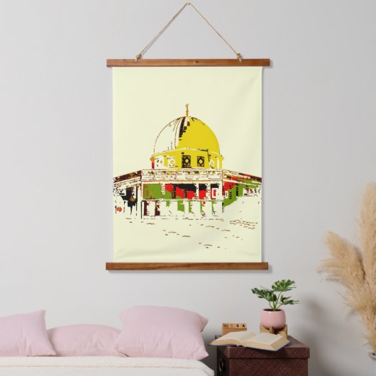 つる栄光のドーム 吊り下げ型タペストリー (寝室)