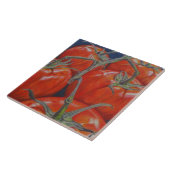 "つる植物で"のタイルTrivet タイル (側面)